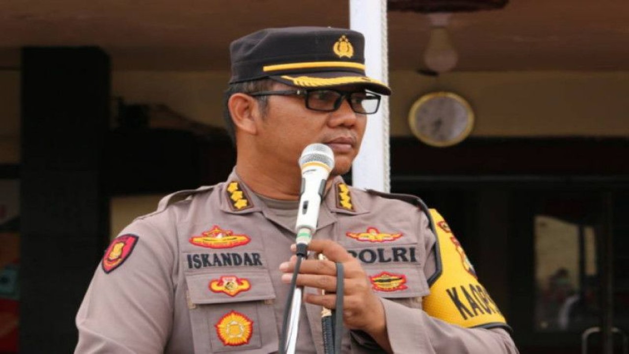 Kapolresta Mamuju Komisaris Besar Polisi Iskandar (ANTARA/HO/Humas Polresta Mamuju)