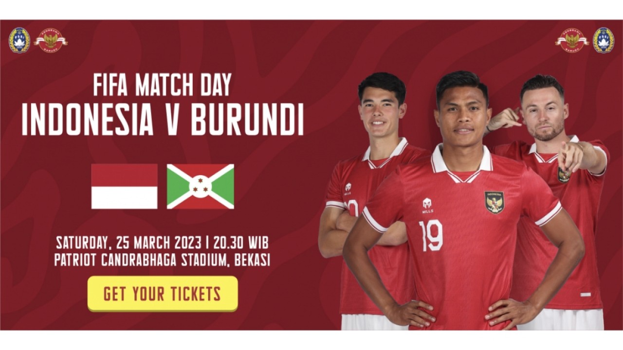 Tiket Timnas Indonesia vs Burundi