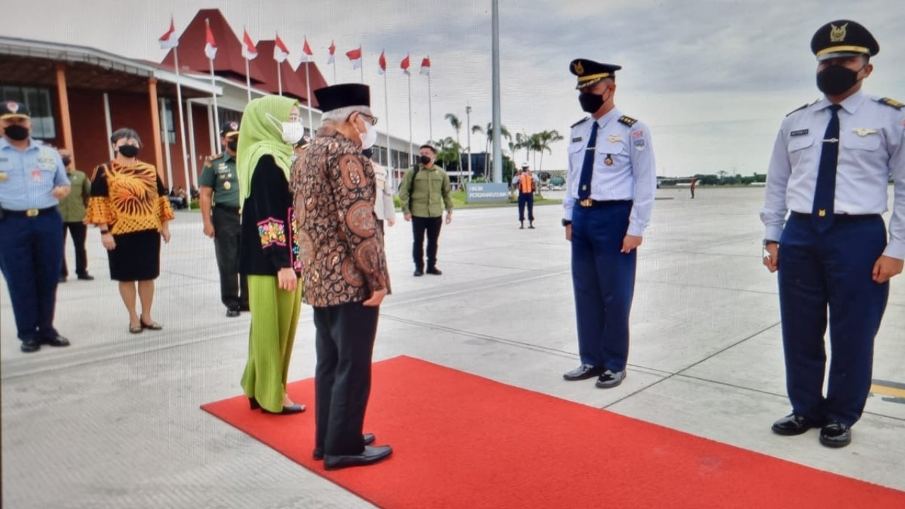 Wakil Presiden (Wapres) K.H. Ma’ruf Amin Rabu (29/03/2023), bertolak ke Banda Aceh, Provinsi Aceh.