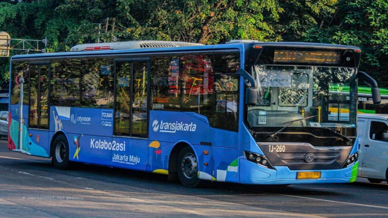 Bus TransJakarta. (Net)