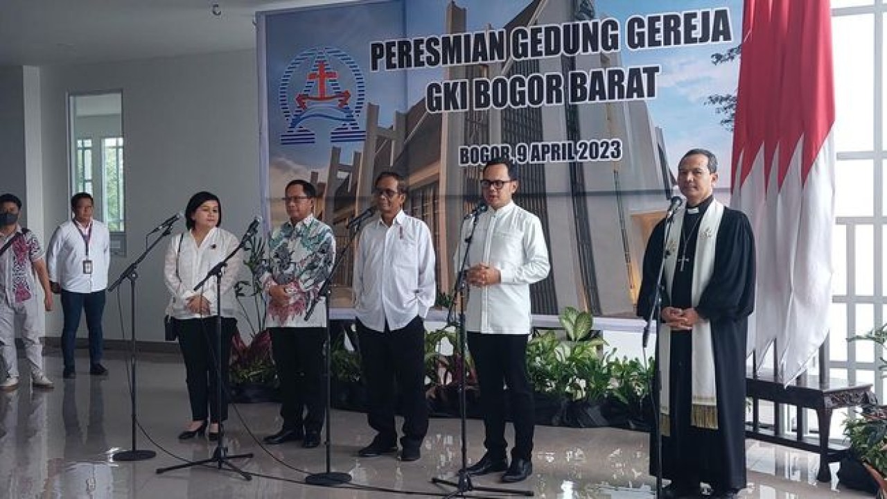 Peresmian GKI Yasmin, Bogor. (Detikcom)