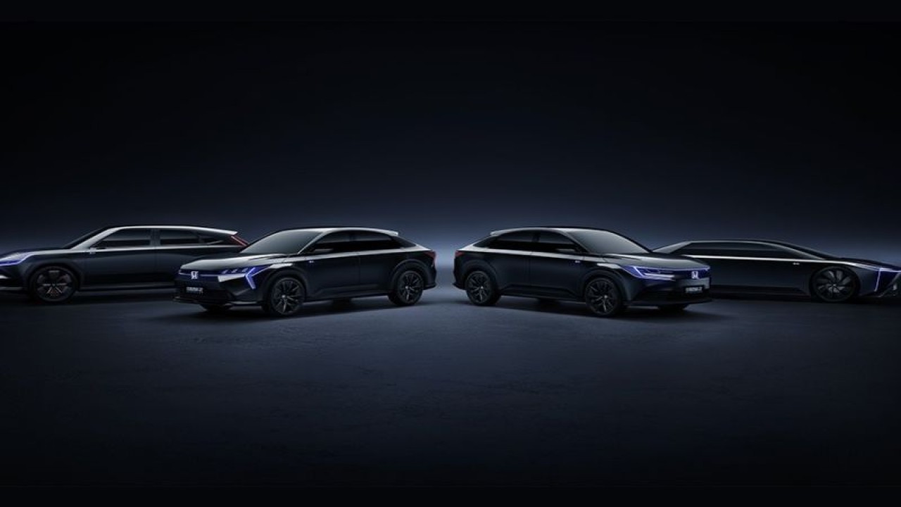 Honda e:N Series yang tampil pada ajang Auto Shanghai 2023. (ANTARA/global.honda)