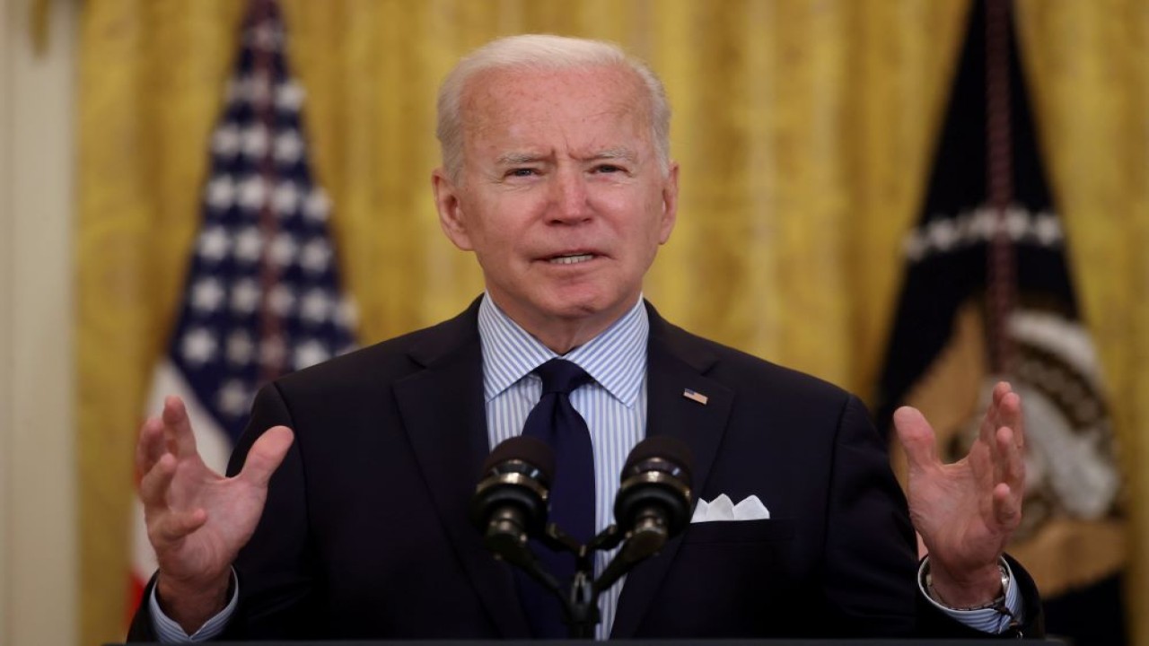 Presiden Amerika Serikat (AS) Joe Biden mengucapkan selamat Idulfitri kepada umat Muslim di AS dan juga dunia. (Reuters)