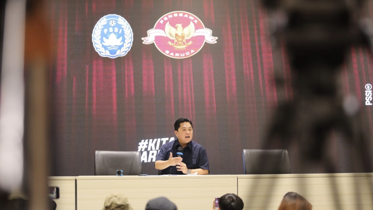 Ketua umum PSSI Erick Thohir