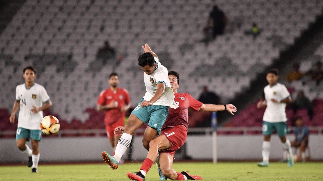 Laga Timnas Indonesia U-22 vs Lebanon