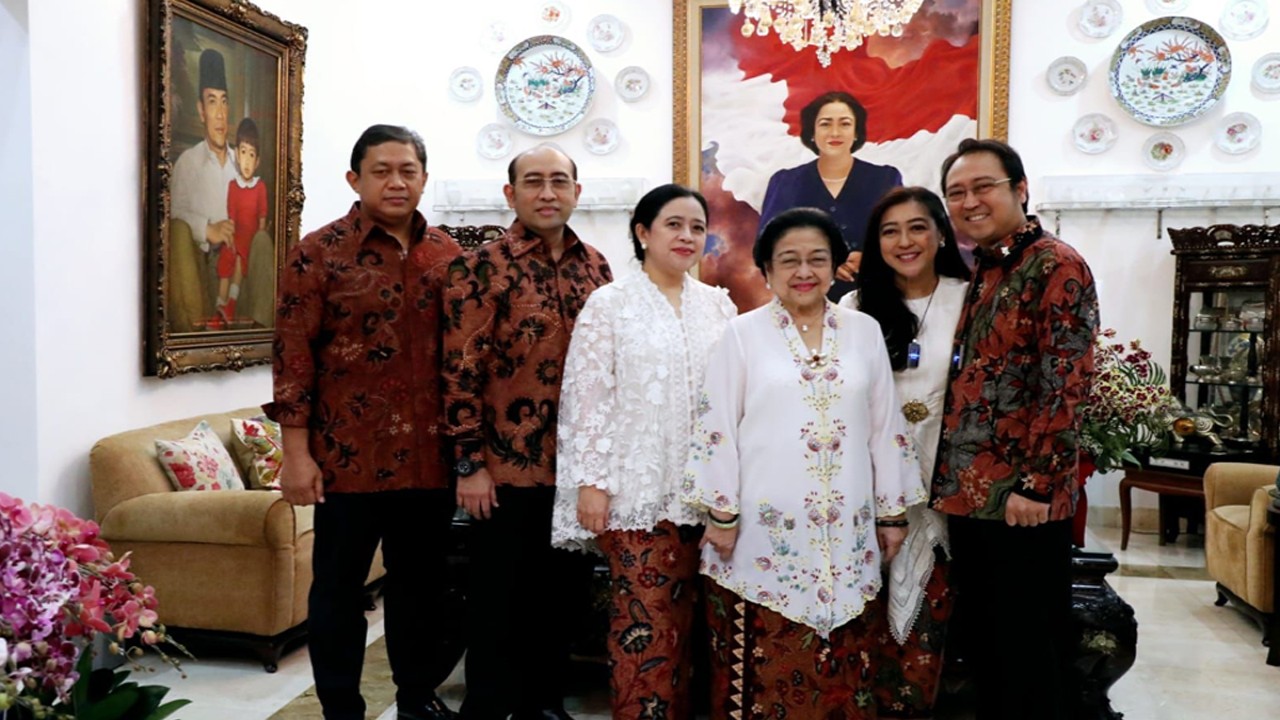 Suasana Idul Fitri di kediaman Ketua Umum PDIP Megawati Soekarnoputri