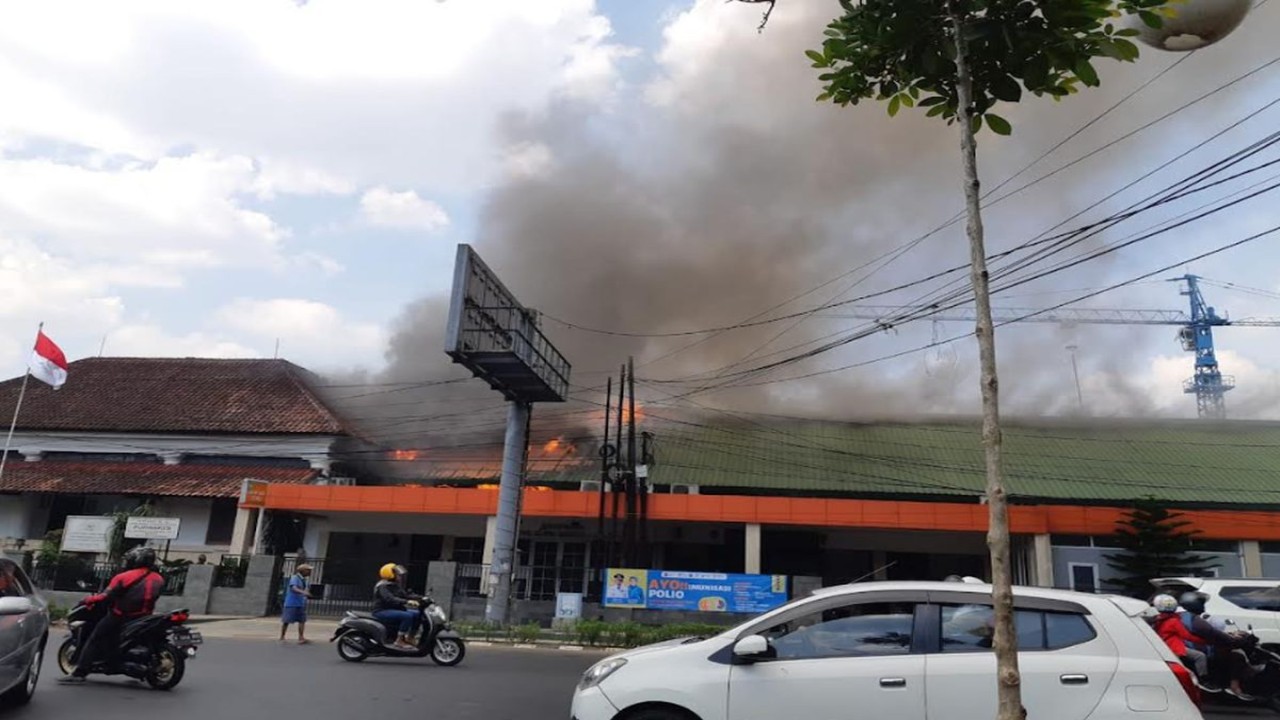 Kebakaran melanda Rumah Sakit (RS) Salak, Kota Bogor/ist