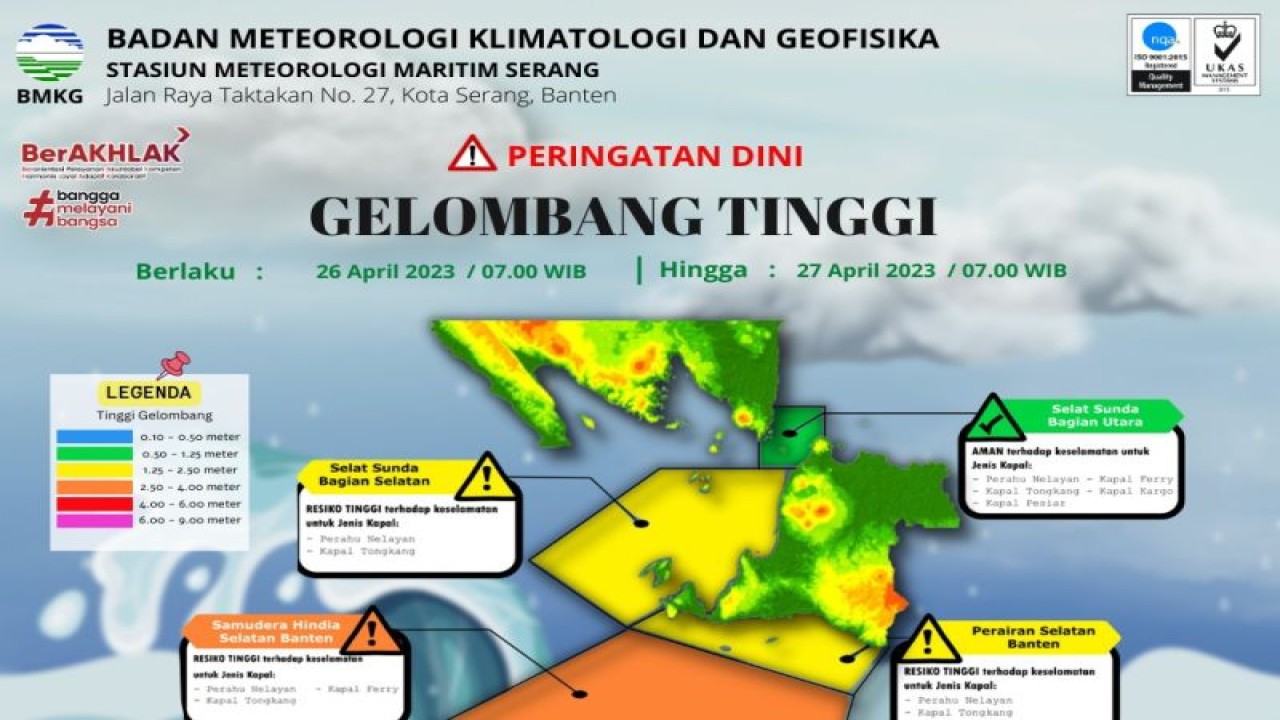 Sebagian Wilayah Banten Berawan Hujan Sedang Dan Ringan Sepanjang Antara Ho Bmkg