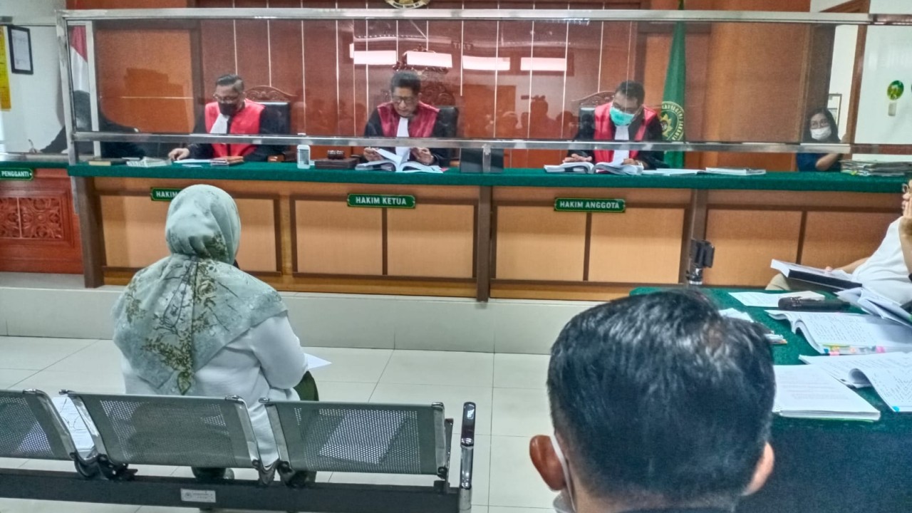 Sidang perkara SK Budihardjo. (Net)