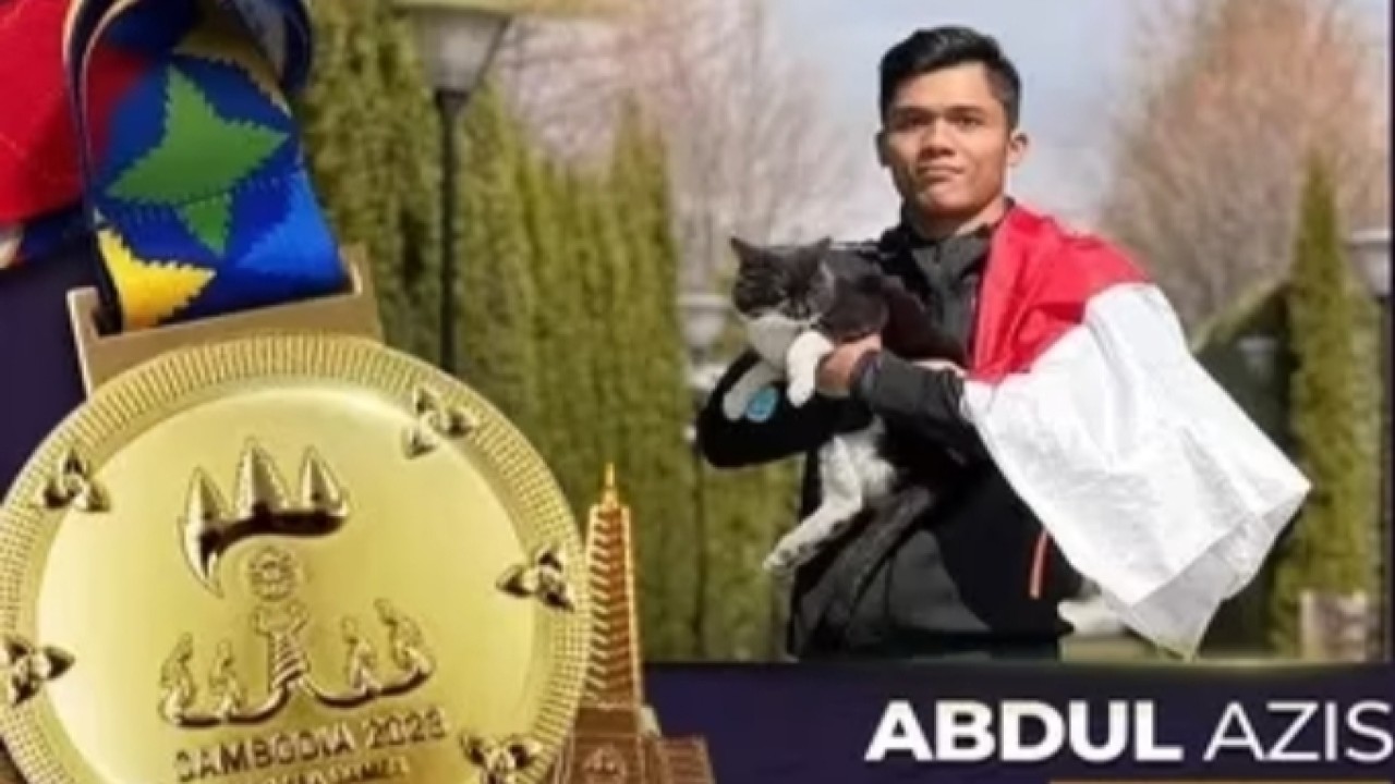 Atlet Timnas Kickboxing Indonesia, Abdul Azis peraih emas SEA Games 2023 Kamboja/ist