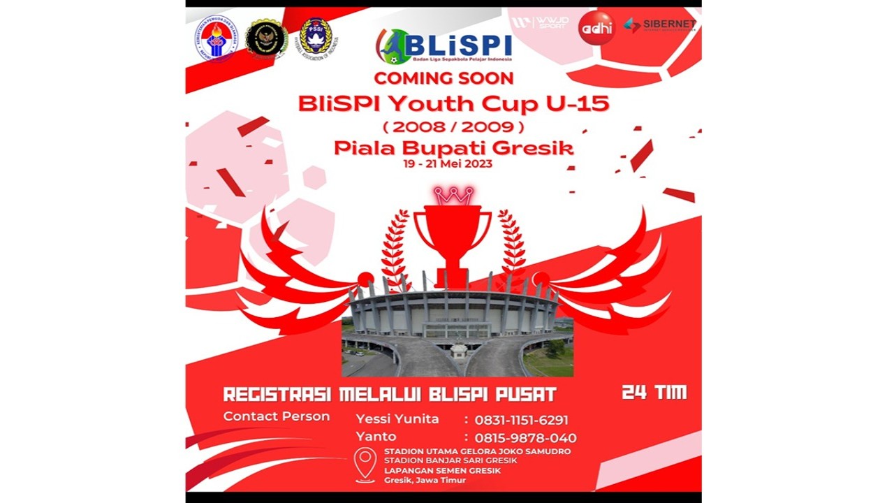 BLiSPI Youth Cup U-15 Road to Vietnam dan Thailand/ist