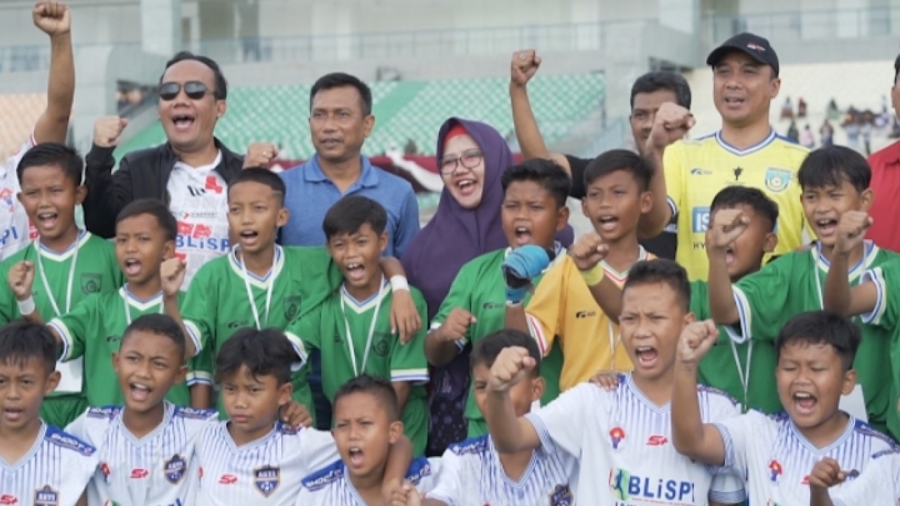 Ilustrasi tim pemenang BLiSPI Youth Cup U-12 Road to Kuala Lumpur, Malaysia 2023/ist 