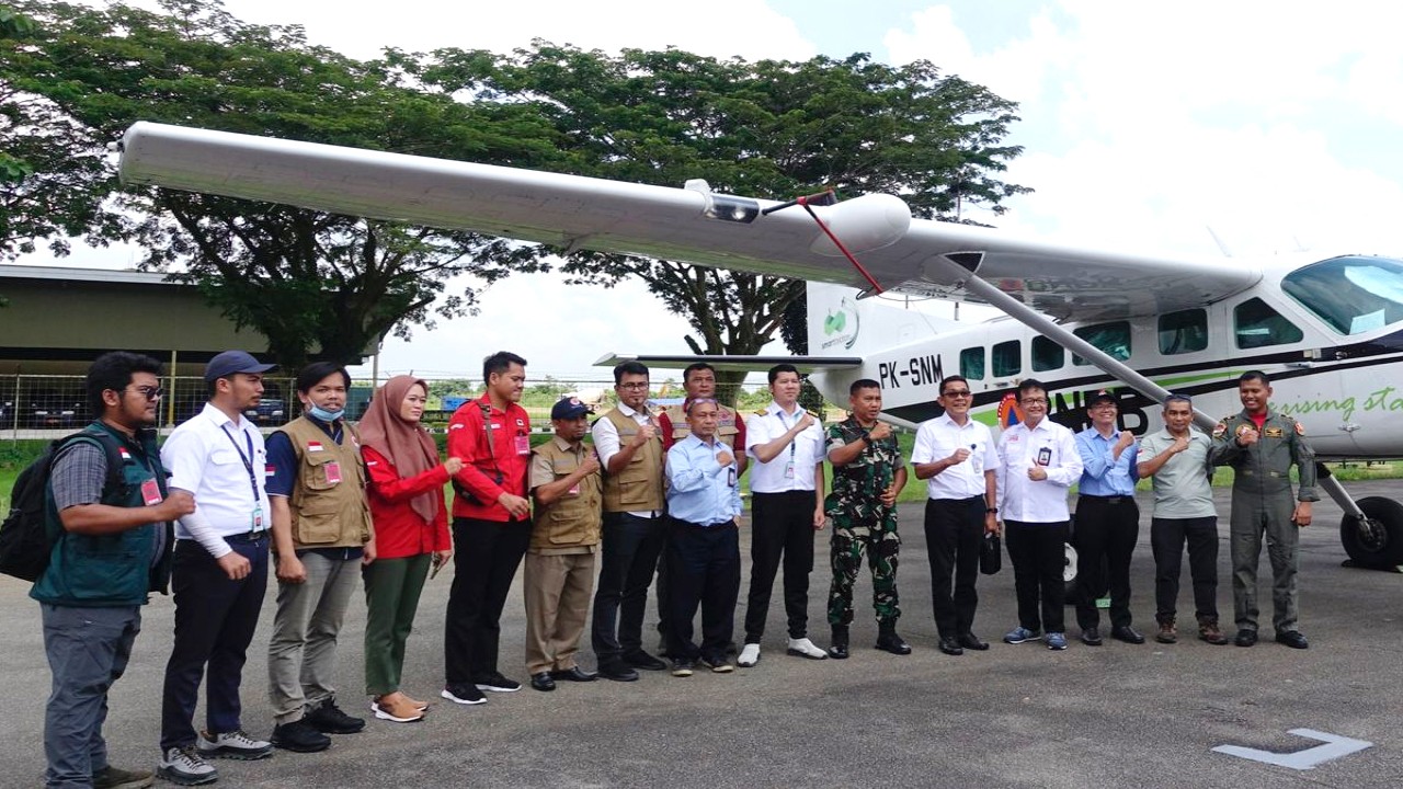 BNPB mendukung upaya penanganan kebakaran hutan dan lahan (karhutla) di Provinsi Kalimantan Barat (Kalbar).