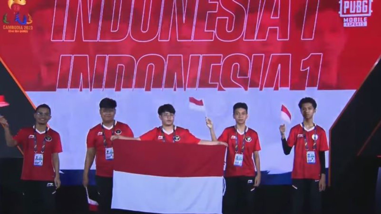 Timnas esports Indonesia untuk PUBG Mobile di SEA Games 2023 Kamboja. (ANTARA/HO/PB ESI)