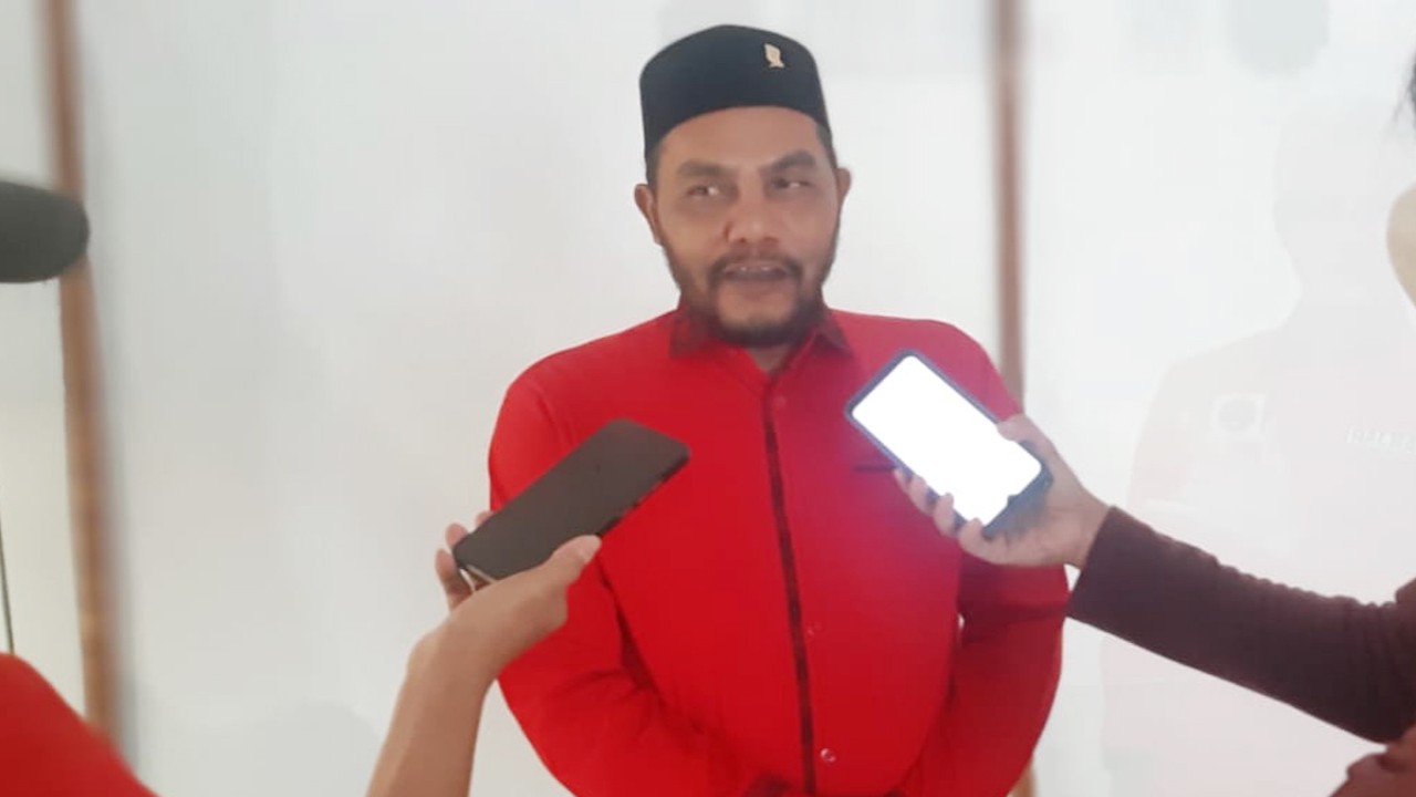 Ketua DPC PDI Perjuangan Aceh Timur, Iskandar Sarong.