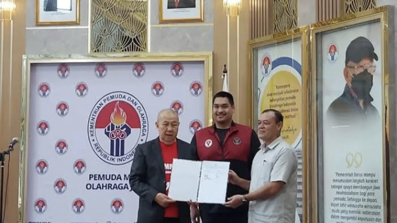 Penandatanganan MoU pelaksanaan FIBA World Cup 2023