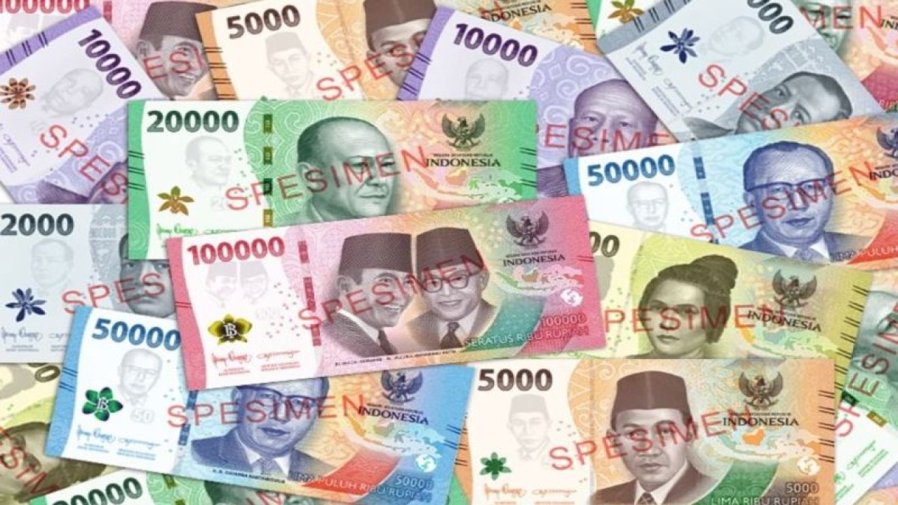 Uang rupiah tahun emisi (TE) 2022. ANTARA/HO Peruri