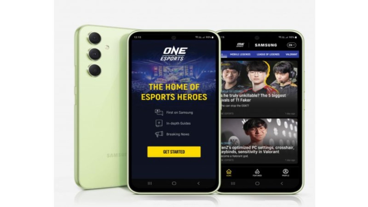 Aplikasi ONE Esports yang diluncurkan pada ponsel Samsung yang beredar di Asia Tenggara. (ANTARA/news.samsung.com)