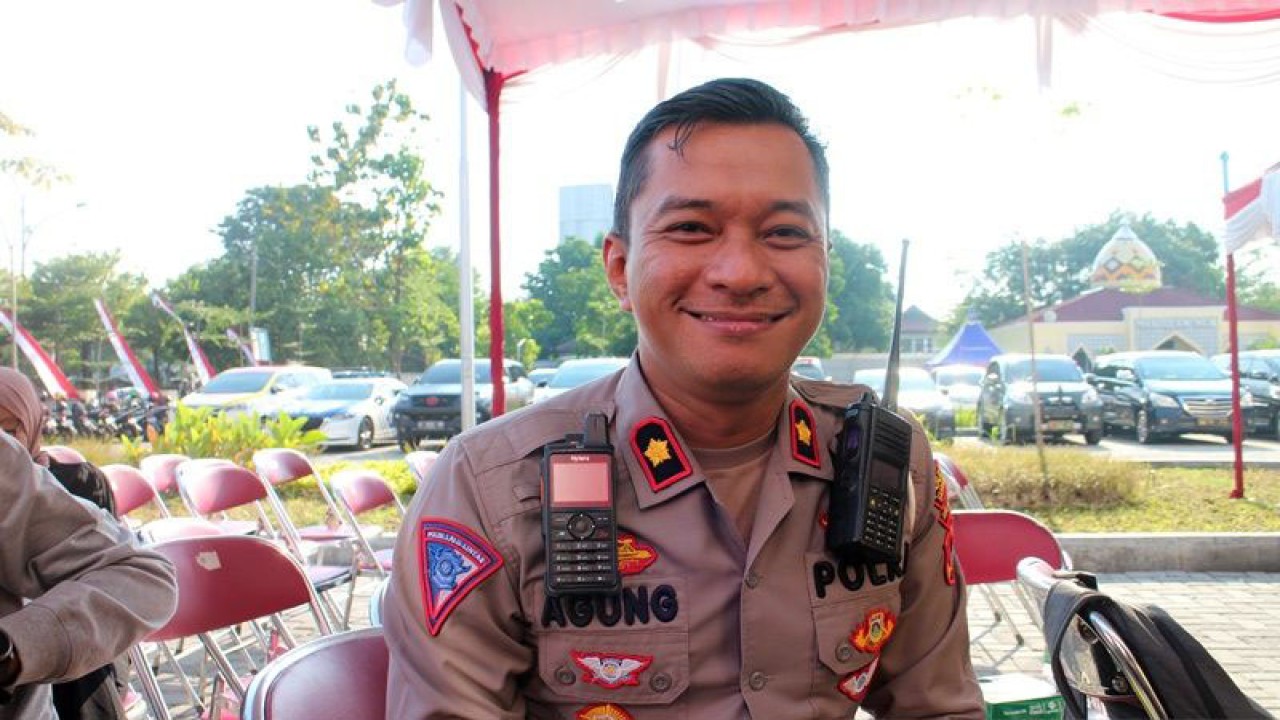 Kepala Satlantas Polresta Surakarta Kompol Agung Yudiawan, di Solo, Jumat (23/6/2023).  ANTARA/Bambang Dwi Marwoto.