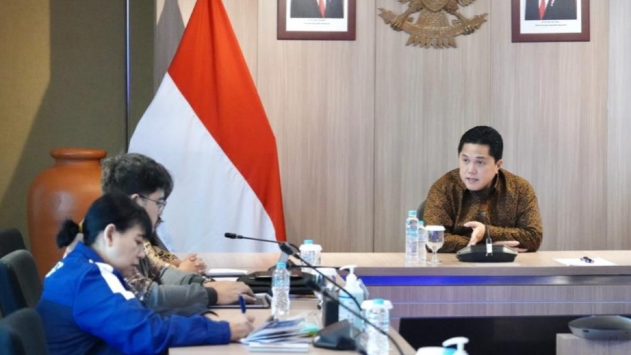 Ketua umum PSSI Erick Thohir