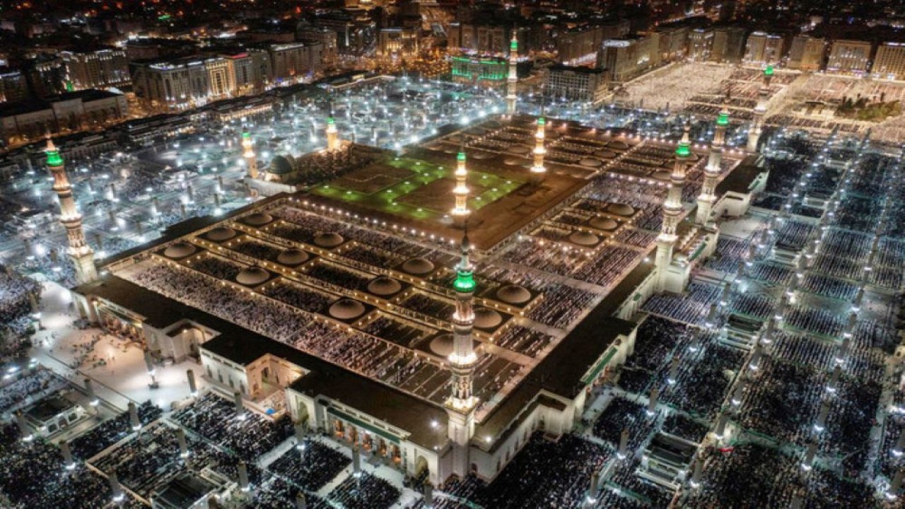 Masjid Nabawi di Kota Madinah, Arab Saudi. (SPA/Arab News)