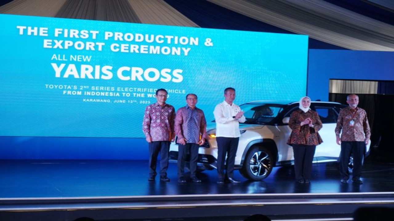 Peresmian ekspor perdana All New Yaris Cross (ANTARA/Ho)