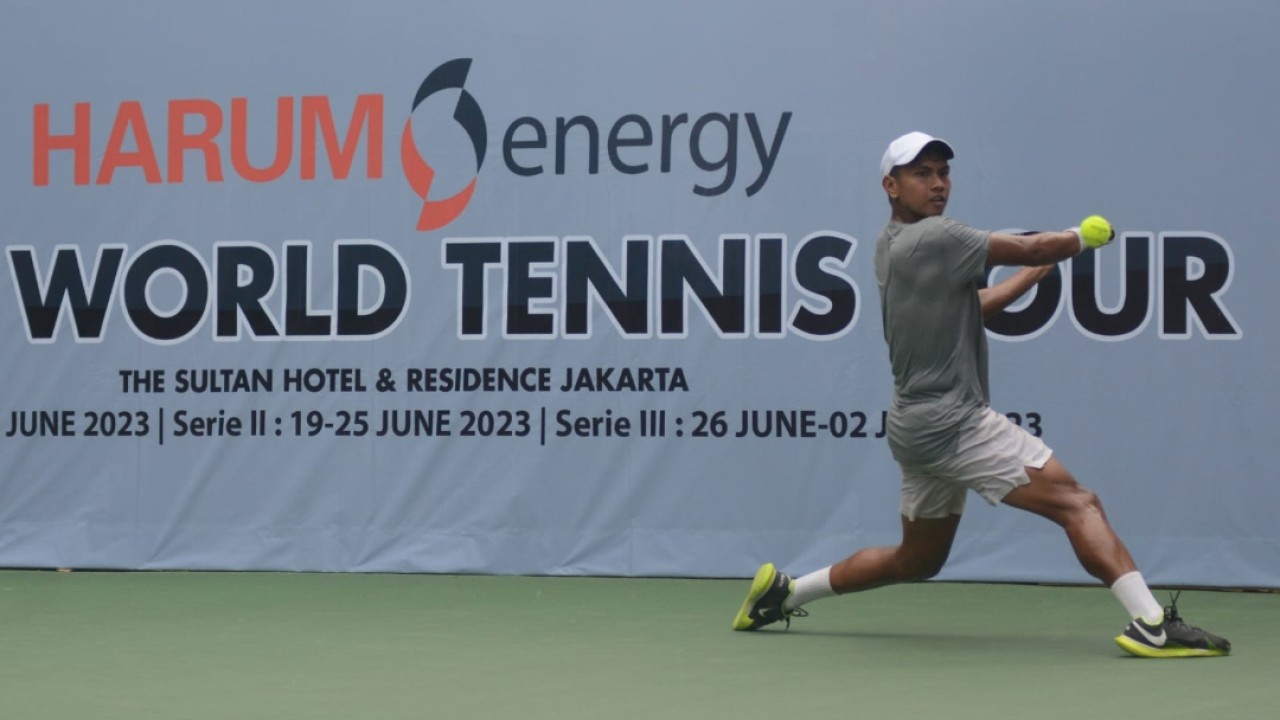 Petenis Indonesia tampil di Harum Energy Men’s World Tennis Tour 2023