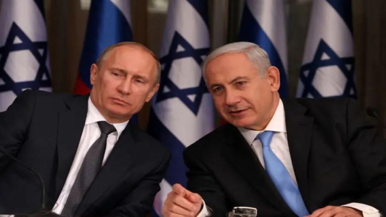 Presiden Rusia Vladimir Putin (Kiri) dan Perdana Menteri Benjamin Netanyahu (Kanan). (Foto: Marc Israel Sellem/The Jerusalem Post)