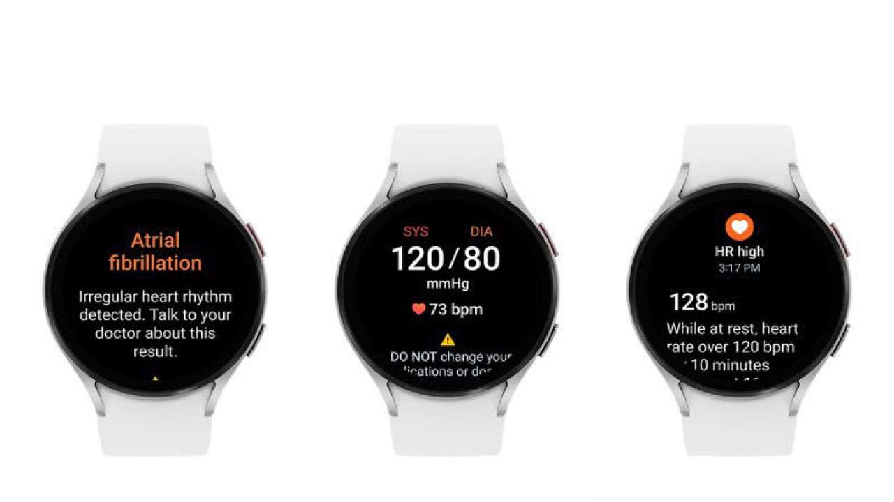 Samsung memberikan fitur notifikasi irama jantung Irregular Heart Rhythm Notification pada Galaxy Watch. (ANTARA/HO-Samsung Electronics)