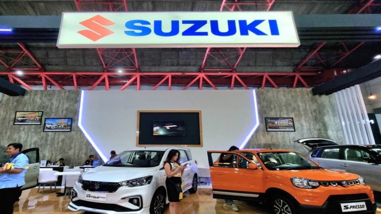 Booth Suzuki pada ajang Jakarta Fair Kemayoran. (ANTARA/PT Suzuki Indomobli Sales)