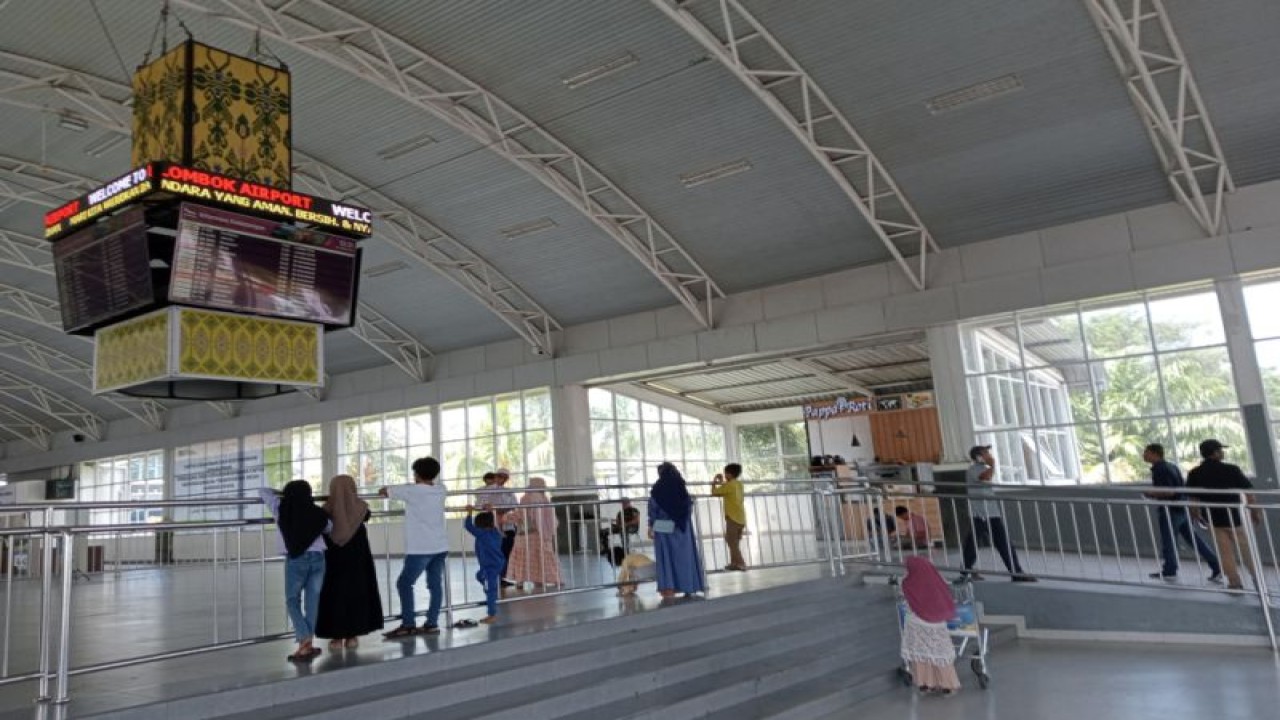 Terminal penjemputan penumpang di Bandara Internasional Lombok, Nusa tenggara Barat (ANTARA/Akhyar)