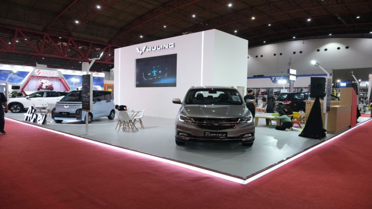 Wuling pada ajang pameran Jakarta Fair 2023 (ANTARA/Ho/Wuling)