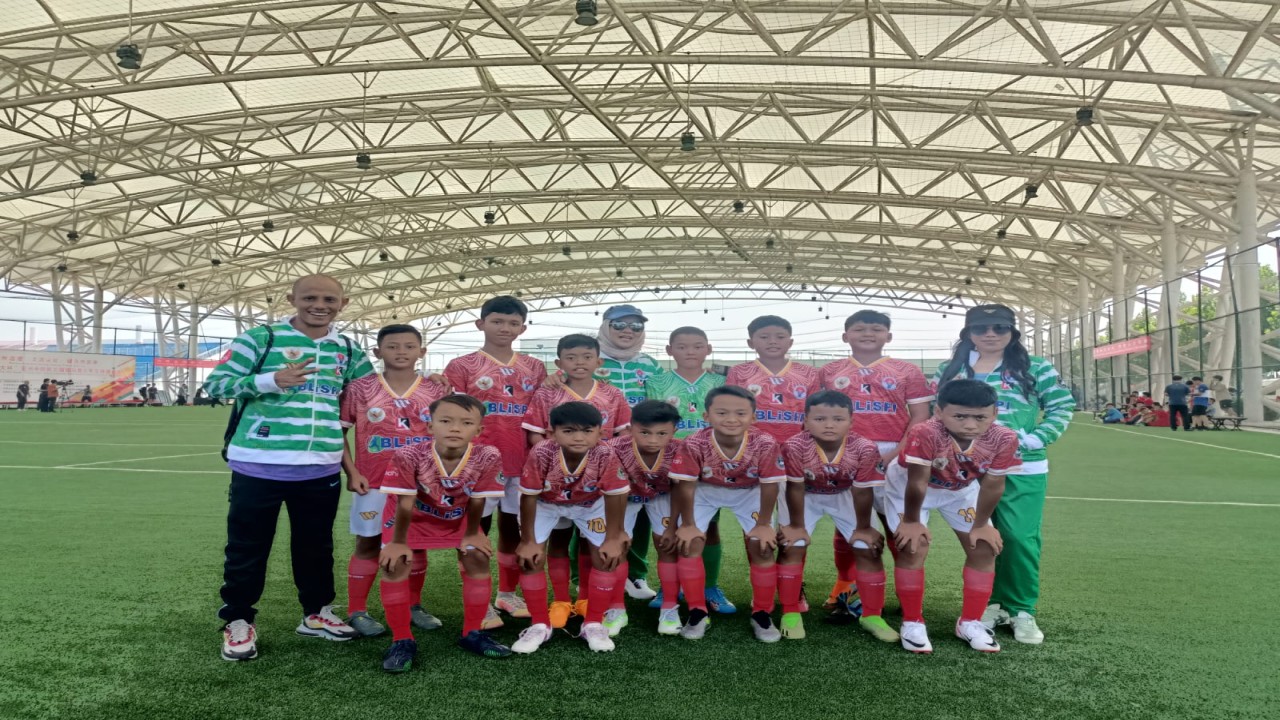 Timnas Pelajar Blispi Indonesia U-12 jelang laga perdana Turnamen Yuanda Cup Binzhou-China 2023 