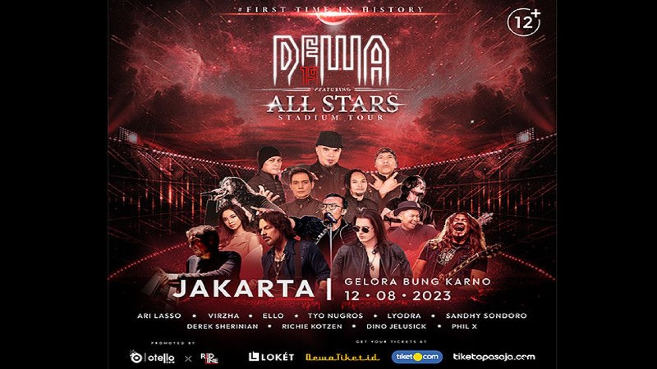 Gitaris legendaris Richie Kotzen siap meramaikan panggung DEWA 19 featuring All Stars - Stadium Tour 2023 di Stadion Utama GBK, Sabtu, 12 Agustus 2023. (ANTARA/HO)