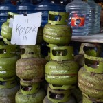 Gas elpiji 3 kilogram di tingkat pengecer langka di Denpasar-1690368987
