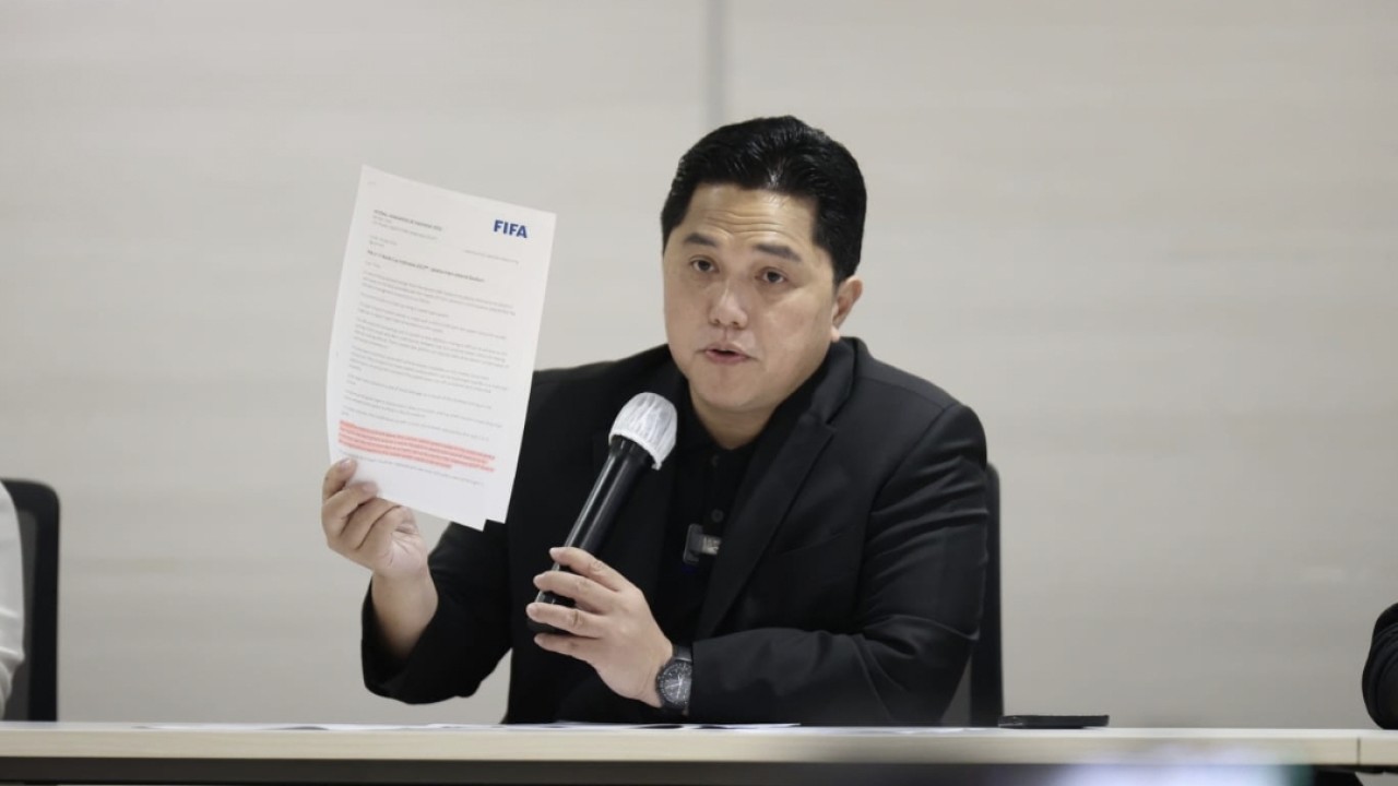 Ketua umum PSSI Erick Thohir