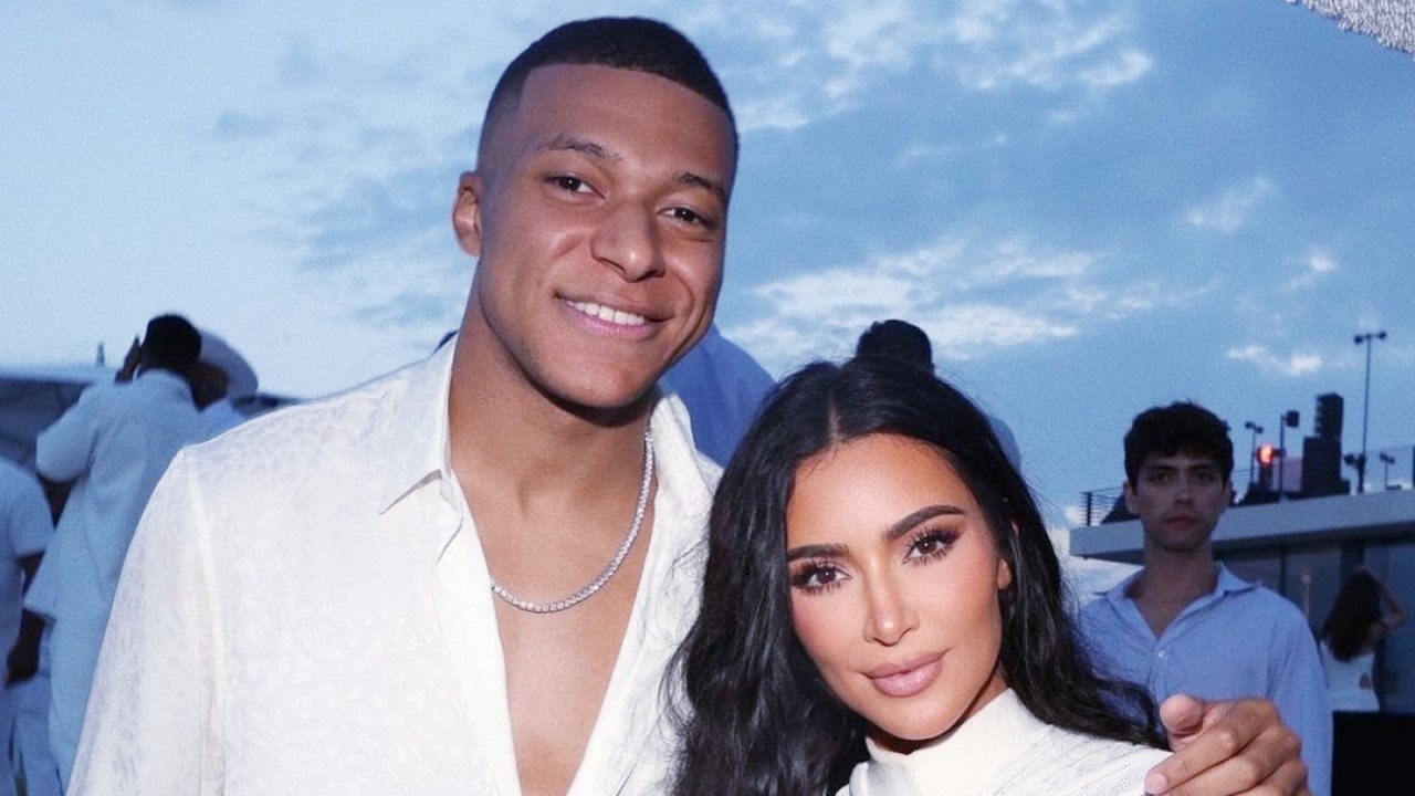 Kim Kardashian dan Kylian Mbappe/Instagram