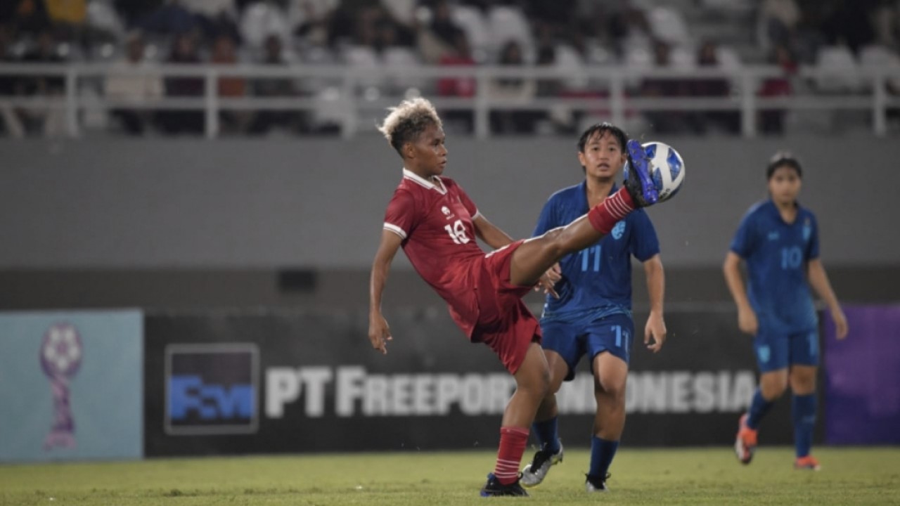 Laga Timnas Wanita Indonesia U-19