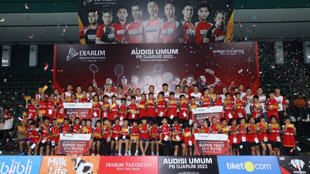 Peraih super tiket Audisi Umum PB Djarum 2023