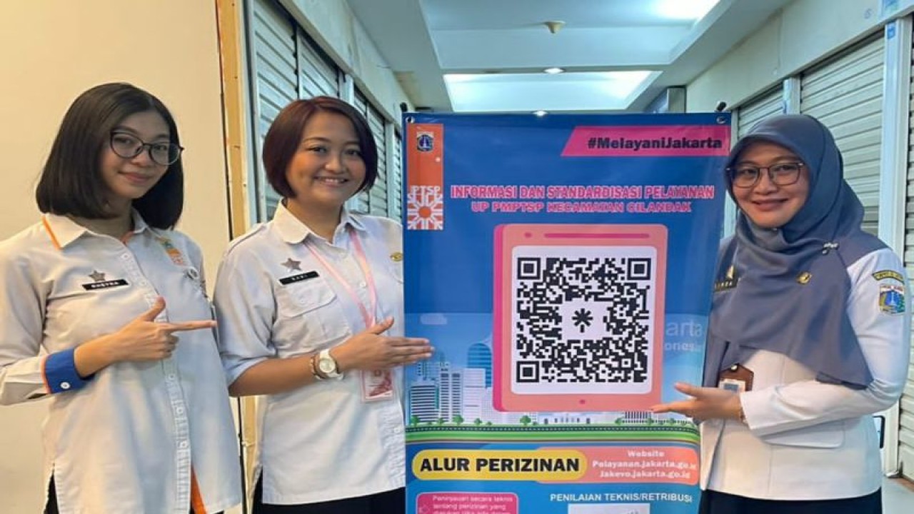 Unit Penanaman Modal dan Pelayanan Terpadu Satu Pintu (UP PMPTSP) Cilandak merilis Sistem Informasi QR Code Terintegrasi SI-QOIN, di Jakarta, Kamis (27/7/2023). ANTARA/HO-UP PMPTSP Cilandak