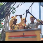 Bina Marga Jaktim tertibkan kabel udara semrawut di Raden Inten-1692083221