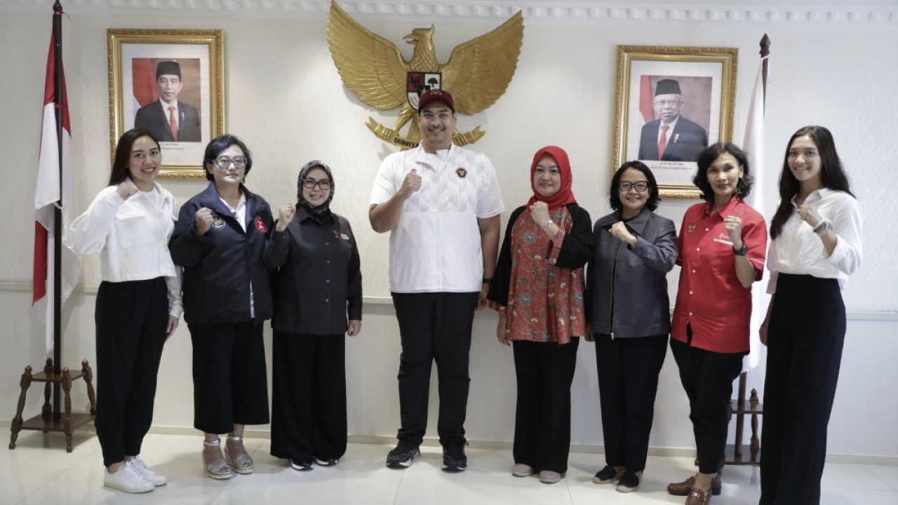 Dito Ariotedjo menerima Pengurus Besar Persatuan Senam Seluruh Indonesia