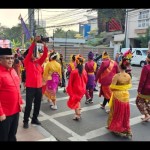 DPP PDIP gelar kirab dan upacara penaikan bendera merah putih-1692239511