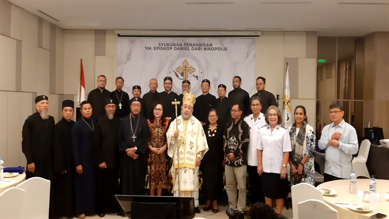 Episkop Daniel dari Nikopolis resmi jadi Ketum Gereja Ortodoks Indonesia/Nusantaratv.com