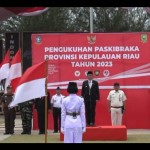 Gubernur kukuhkan 33 anggota paskibraka Provinsi Kepri di Natuna-1692171144