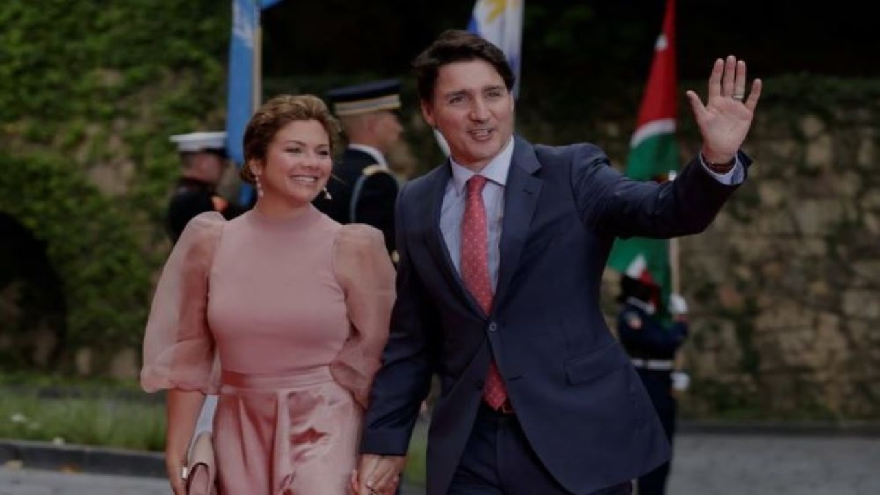 Perdana Menteri (PM) Kanada Justin Trudeau dan istrinya Sophie Grégoire mengumumkan mereka berpisah setelah menikah selama 18 tahun. (Reuters)