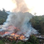 Kebakaran meliputi 12 rumah dan dua barak di pedalaman Barito Utara-1692000693