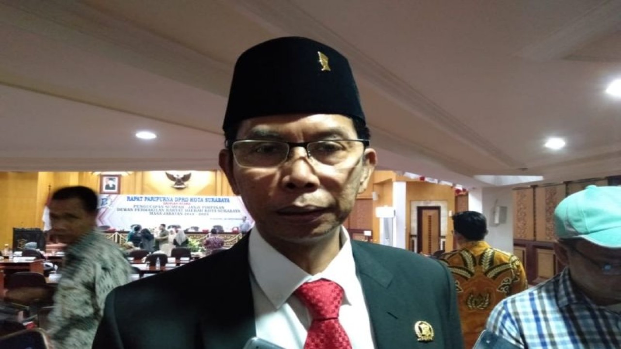 Ketua DPRD Surabaya Adi Sutarwijono. ANTARA/HO-DPRD Surabaya