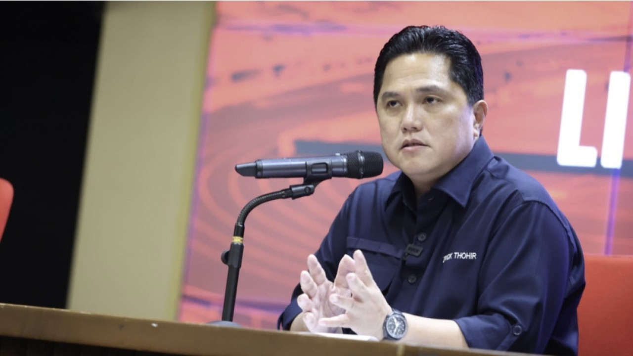 Ketua umum PSSI Erick Thohir