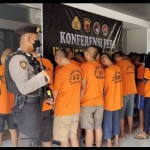Pengungkapan kasus narkoba di Mapolres, Cibinong, Kabupaten Bogor, Jawa Barat, Selasa (8/8/2023). (ANTARA/M Fikri Setiawan)-1691484857